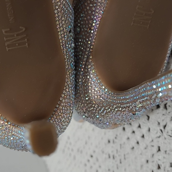 INC International Concepts Rhinestone Ankle Boots 9.5M New - Picture 7 of 10